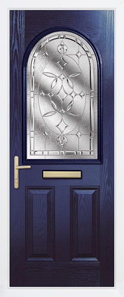Bevelled Glass - Norfolk Blue Door