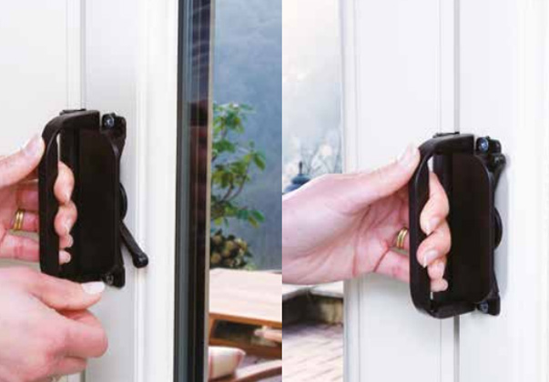Spartan Bifold Doors - D Handles - Security